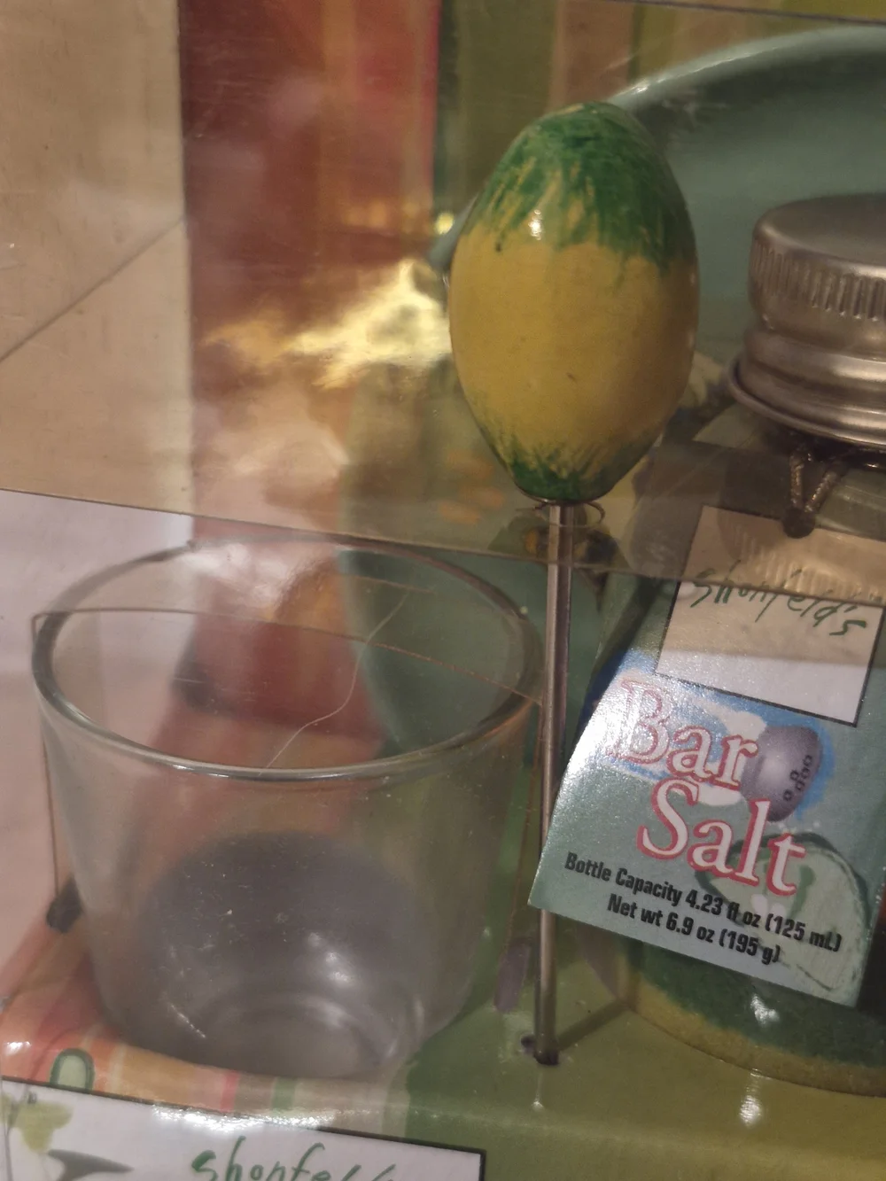 Margarita Shot Glass Set with Colorful Lime Picks, Playe And Layered Salt